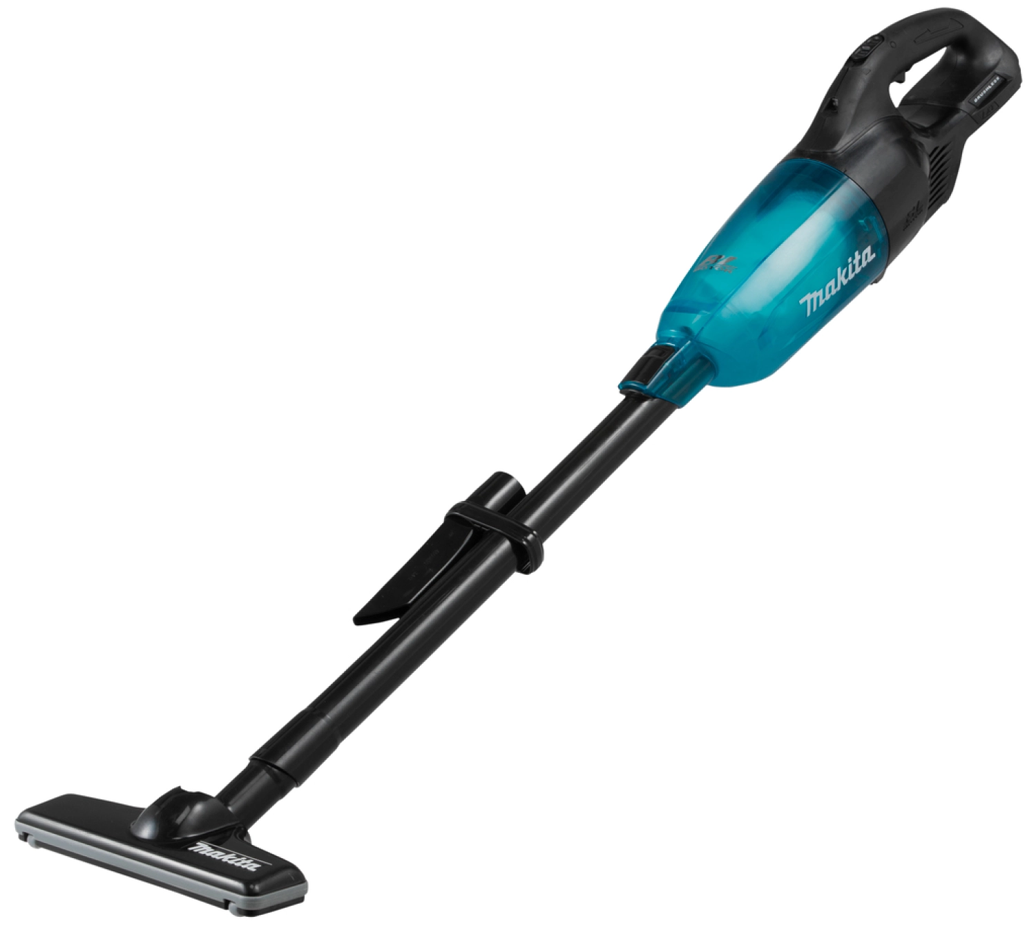 Makita DCL280FZB LXT 18 V Li-ion accu steelstofzuiger body - Zwart - Koolborstelloos