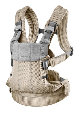 BabyBjörn Harmony Bæresele 3D Mesh, Gråbeige
