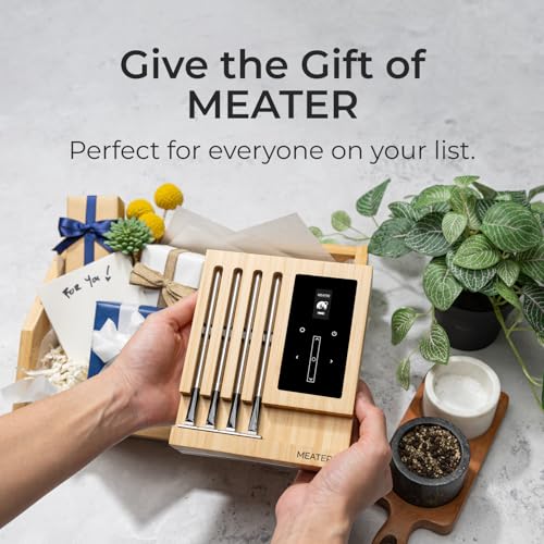 MEATER Block | Thermomètre à Viande Connecté Sans Fil Pour Four, Grill, Cuisine, Barbecue, Fumoir, Rôtissoire avec Connexions Bluetooth et WiFi : Cuisine et Maison