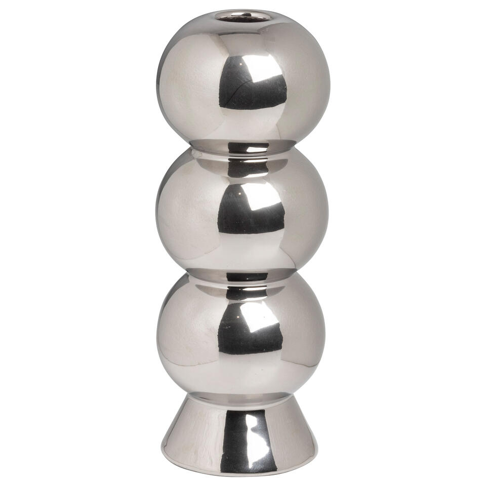 Kandelaar Ruch Zilver 12 cm