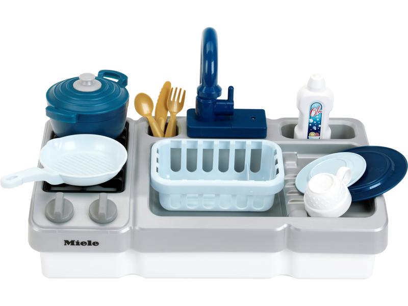 Klein-Toys Reinigungs-Spielzeug Miele Spüle Spülbecken-Spielzeug-Set