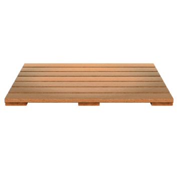 Vlondertegel glad Hardhout ca. 50x50 cm