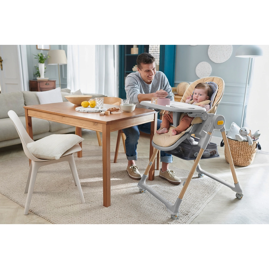 Kinderkraft Hochstuhl LASTREE pink