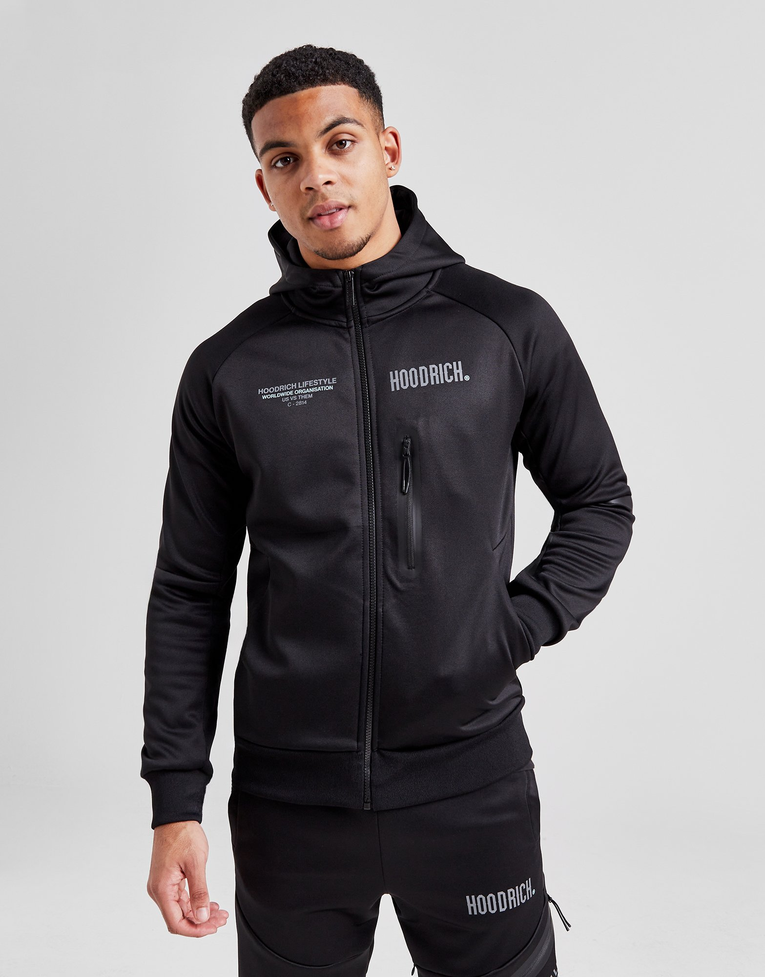 Hoodrich Sweat à Capuche Zippé Cycle Homme