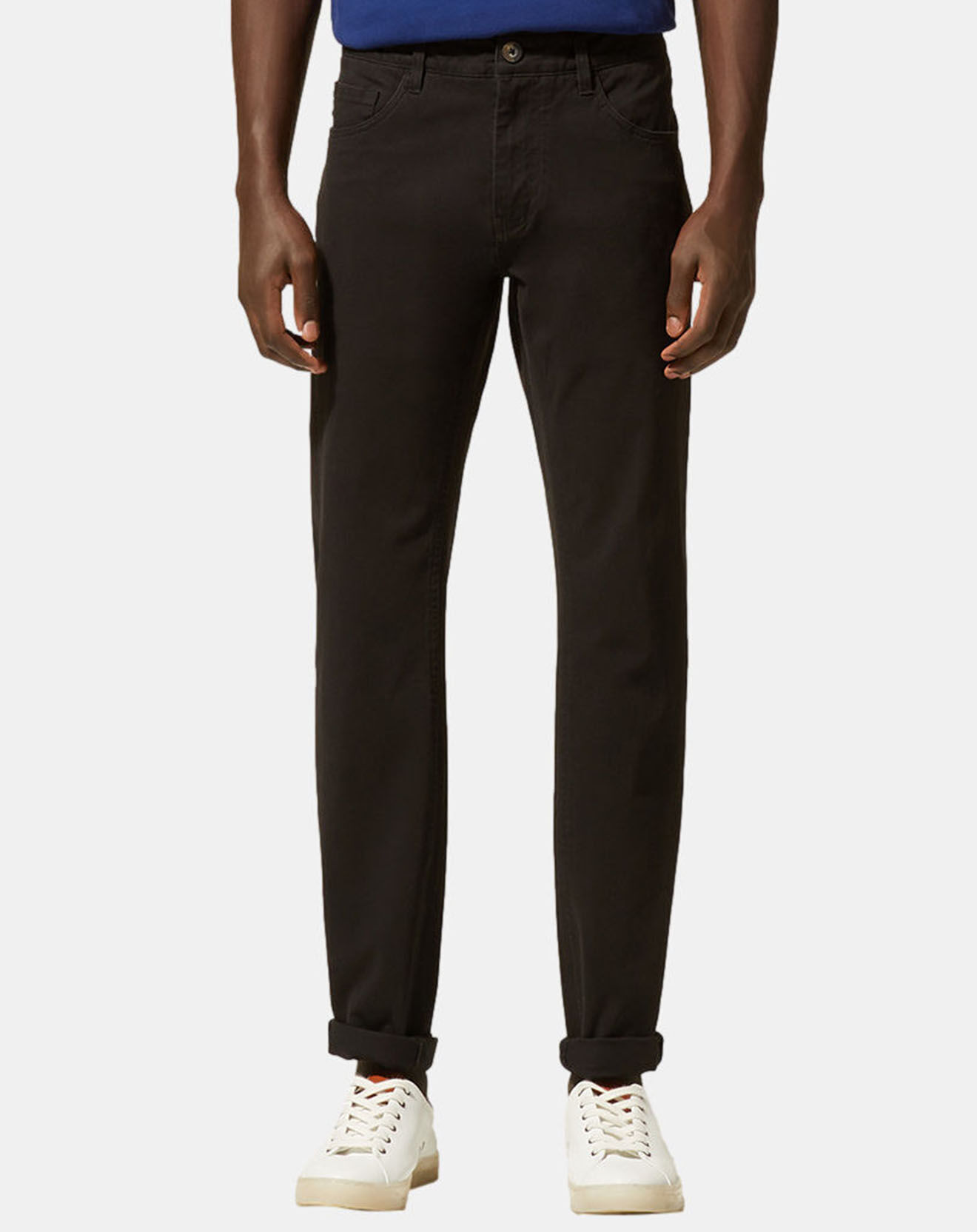 Galeries Lafayette Pantalon slim Kuflex Flex noir
