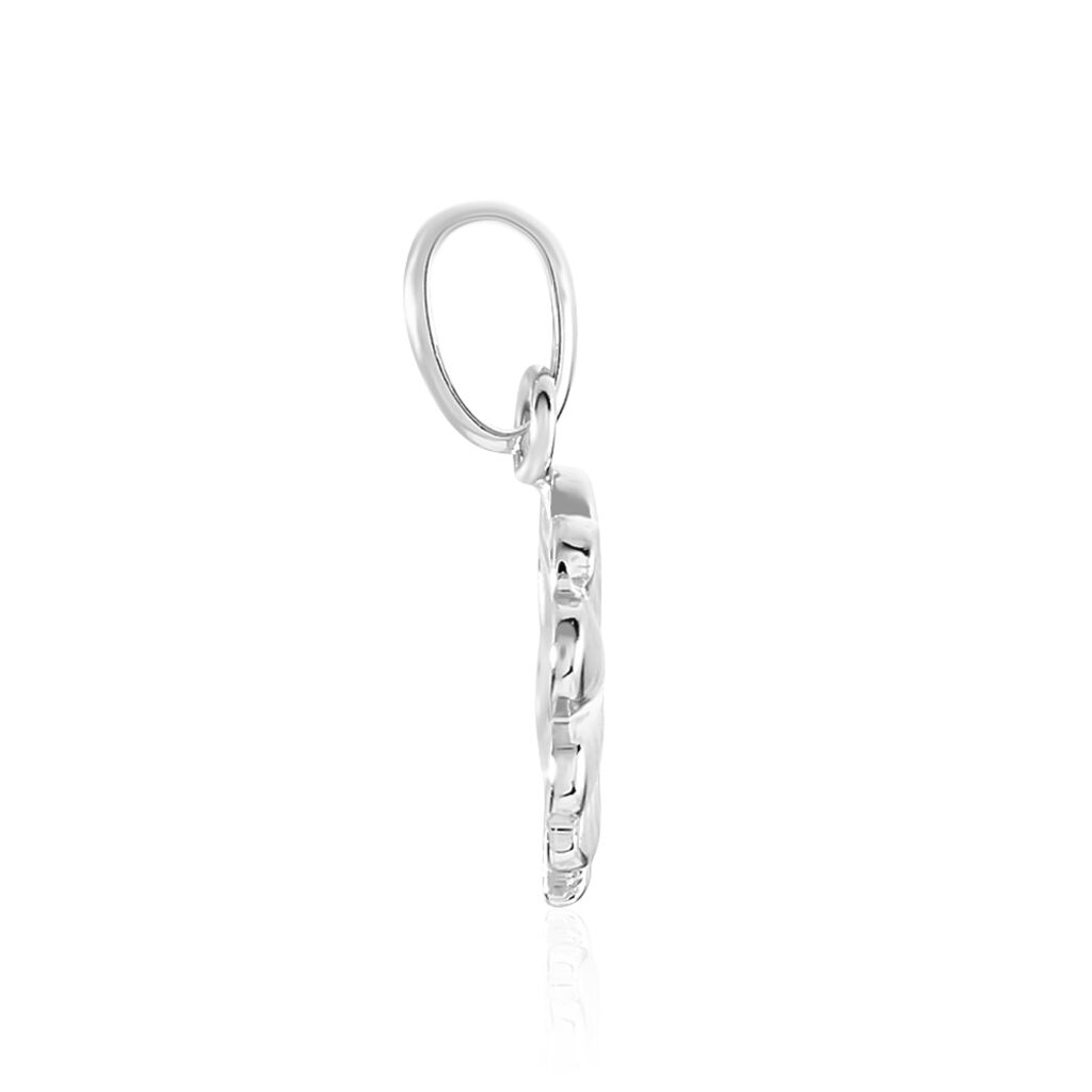 Pendentif Meylin Argent Blanc
