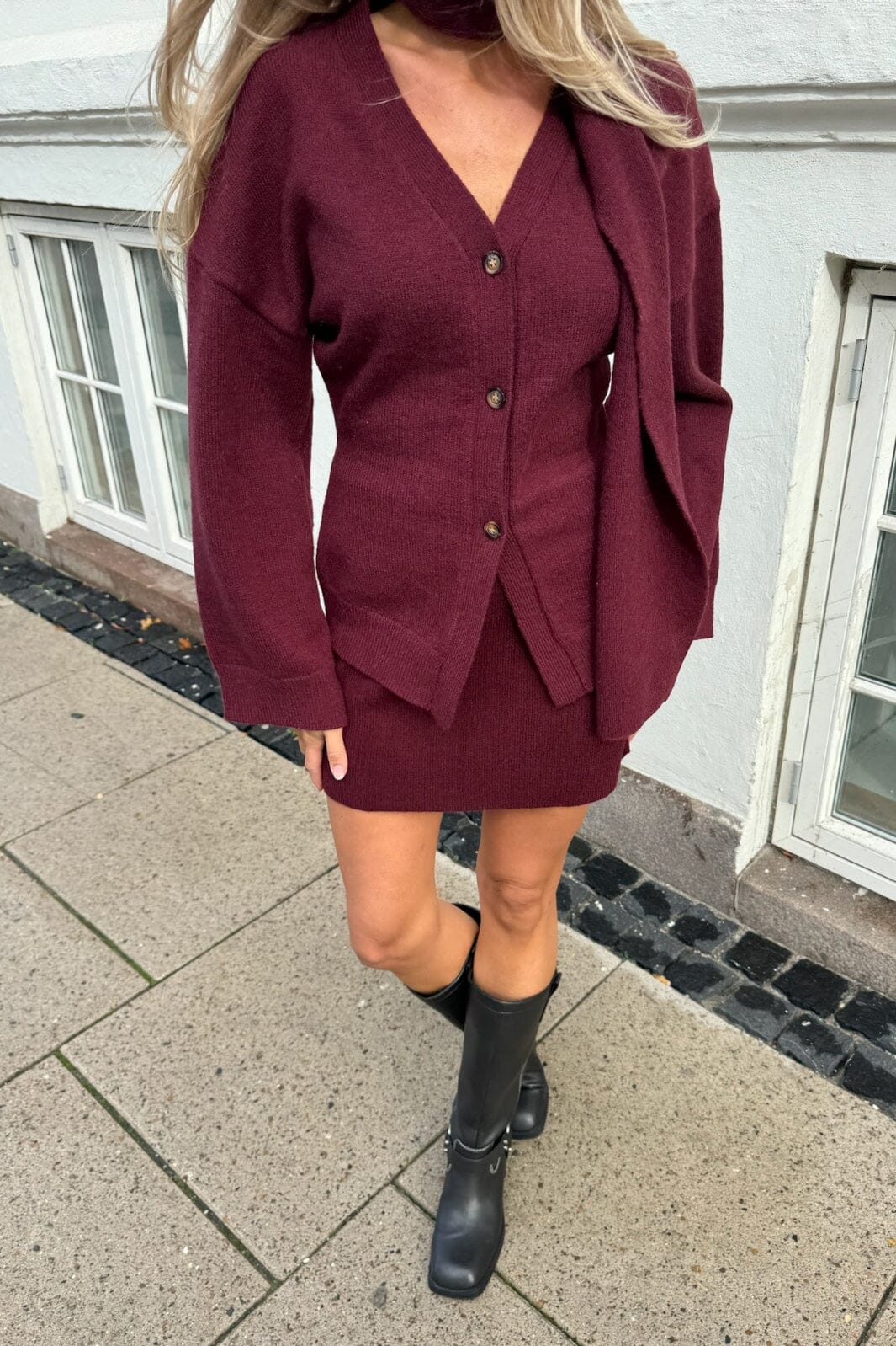 BYIC Sofieic Knit Skirt 1189 bordeaux bordeaux
