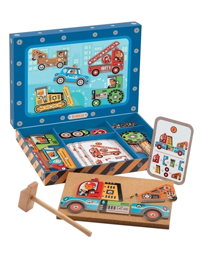Hammerspiel TAP TAP VEHICLES in bunt