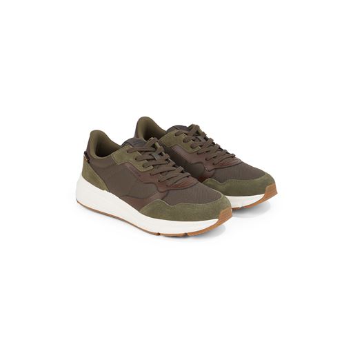 Tommy Hilfiger Faston Cordura Mix Sneakers, Army Green, 42