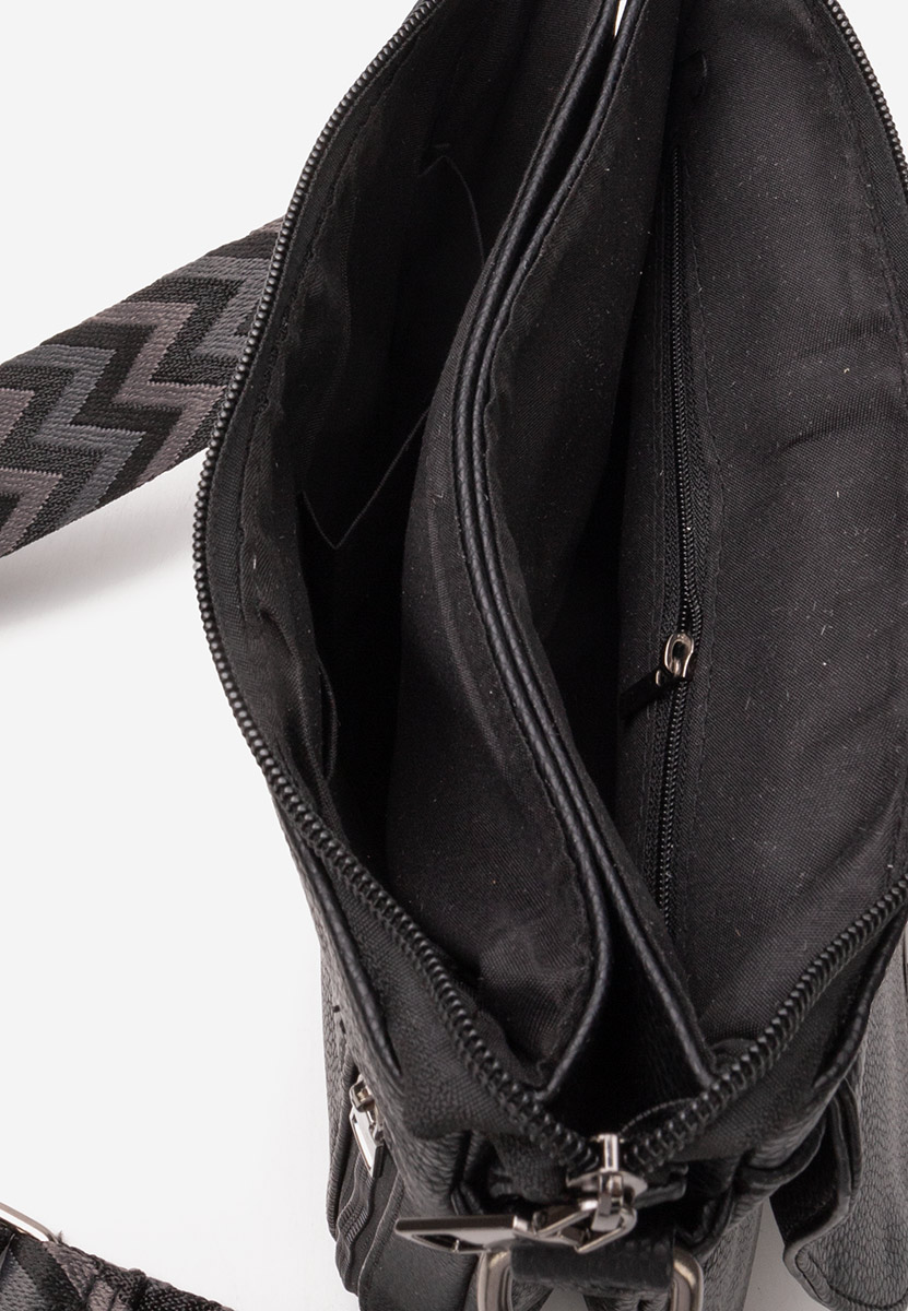Sac bandoulière femme noire Keran