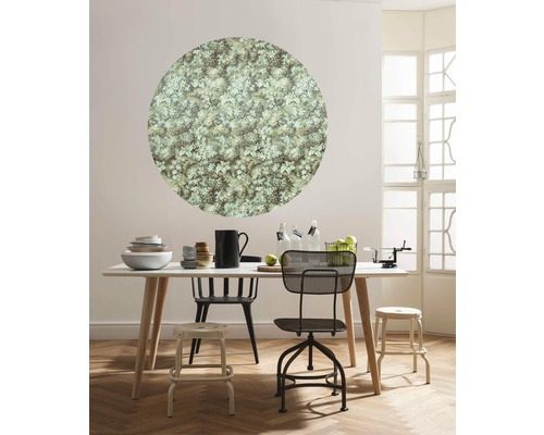 Zelfklevend fotobehang D1-024 Dot Greenery Ø 125 cm