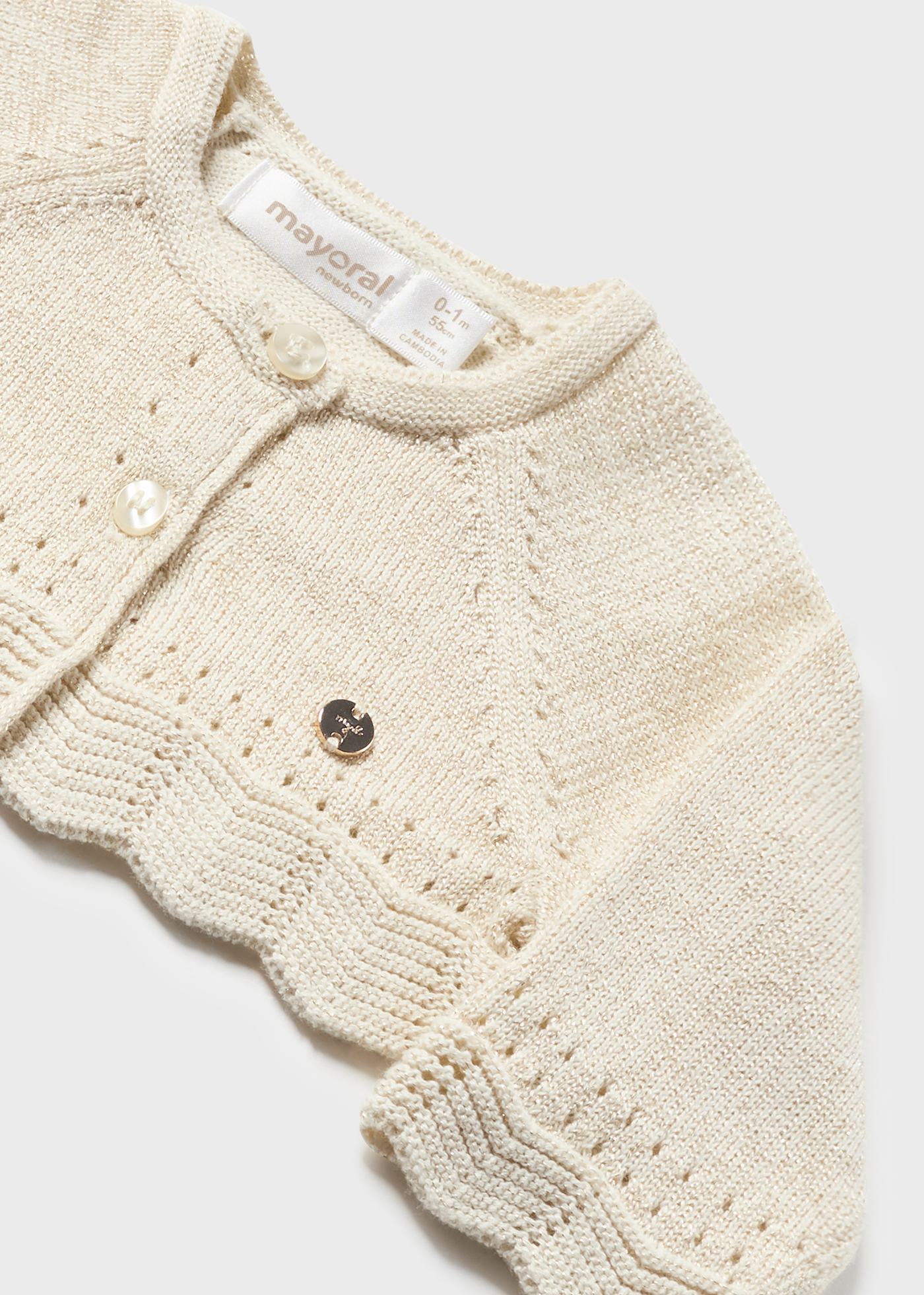 Rebeca tricot Better Cotton recém-nascido