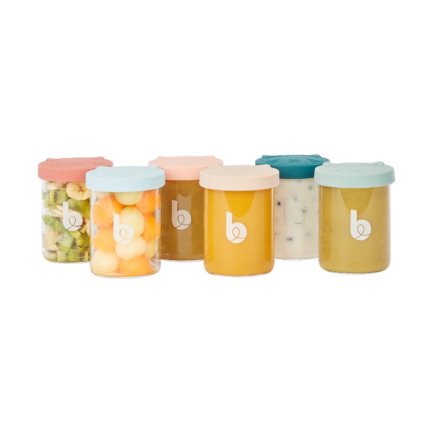 Lot de 6 pots de conservation Isy Bowls - 250 ml - Ecru