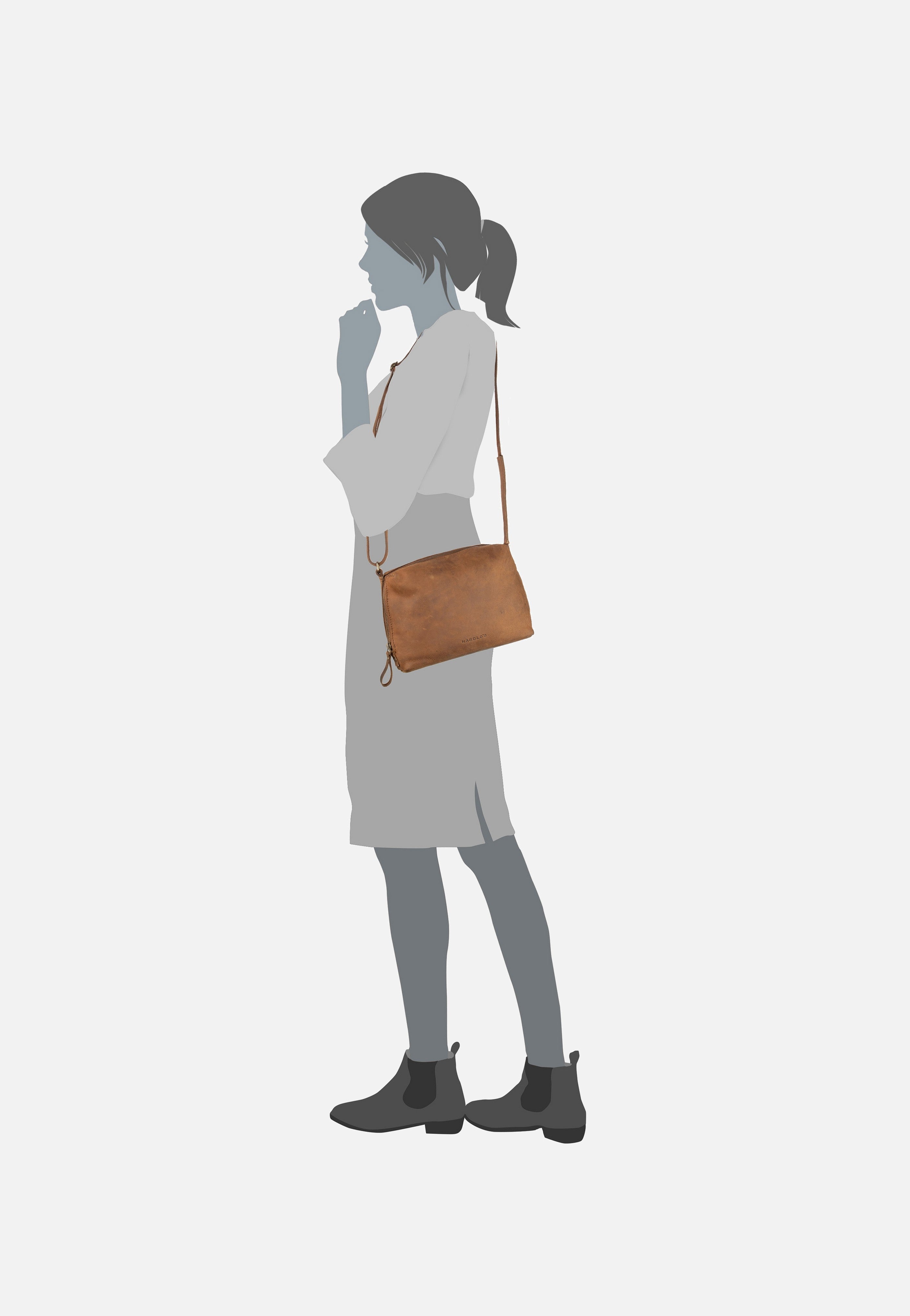 Antic Casual Postcase L Natur - Crossbody Bag