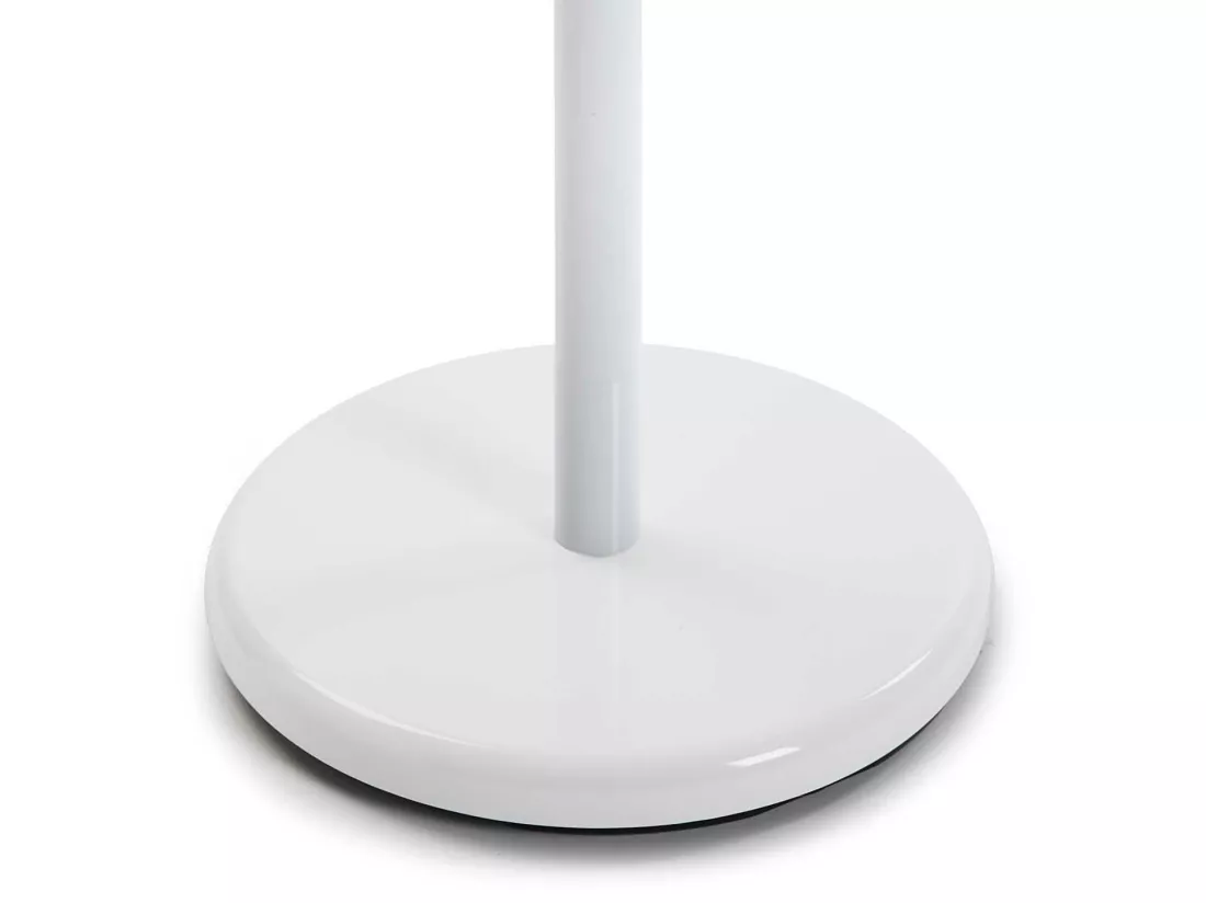 Valet de Chambre Holstebro, 112 x 28,8 x 46,5 cm, Métal et Bois, Blanc