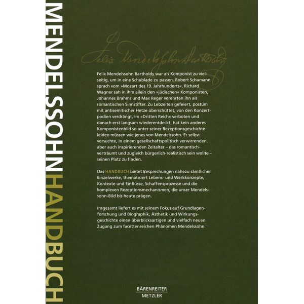 Bärenreiter Mendelssohn-Handbuch