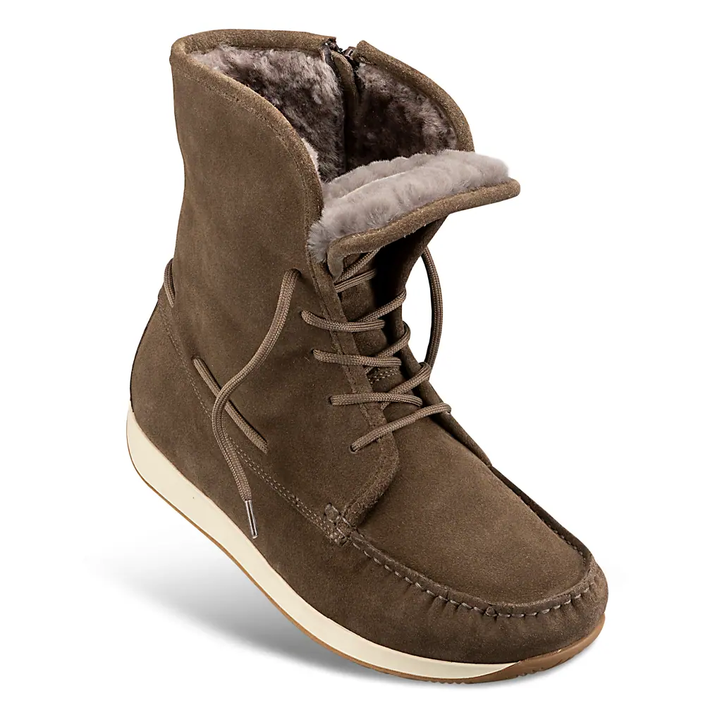 DAMEN - Winter-Mokassin PINELLA braun