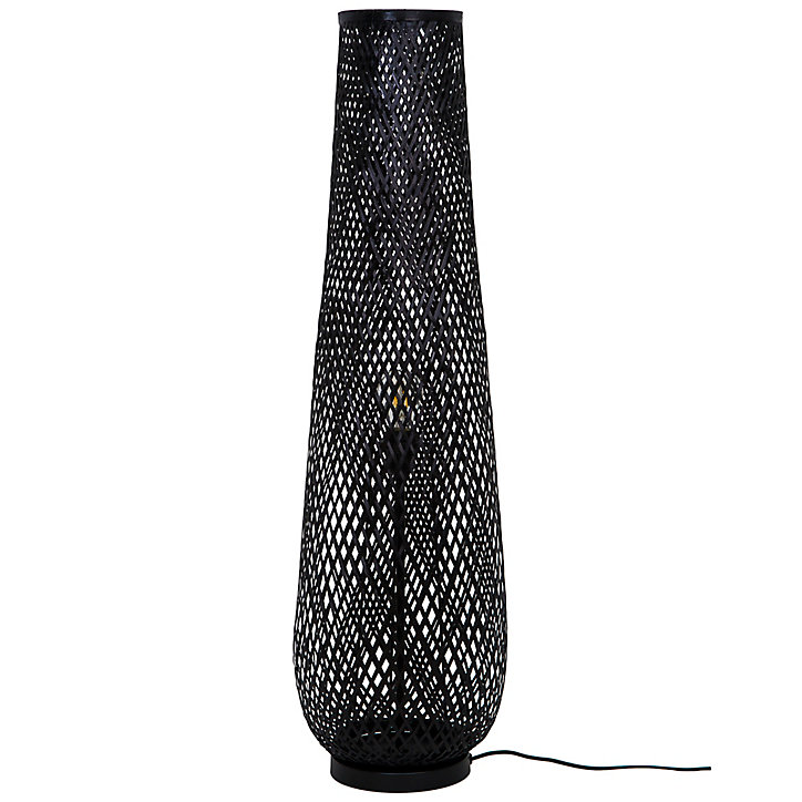 Lampadaire Kasungu E27 60W IP20 Ø28 x H. 95,5 cm GoodHome noir