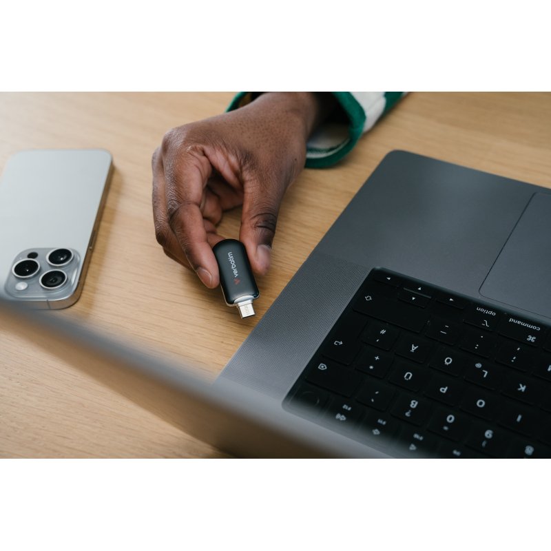 Verbatim 30225 lecteur USB flash 128 Go USB Type-C 3.2 Gen 1 (3.1 Gen 1) Noir