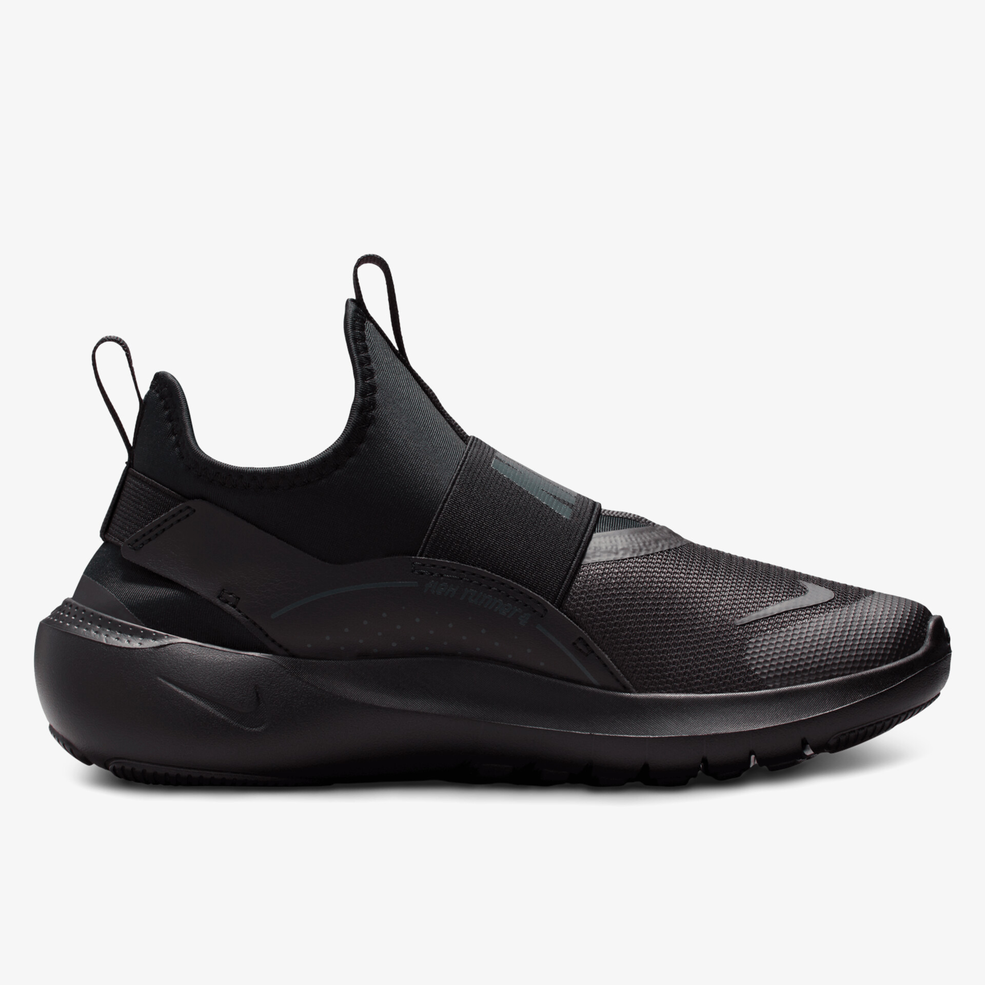 Nike Flex Runner Kinder Slip On schwarz