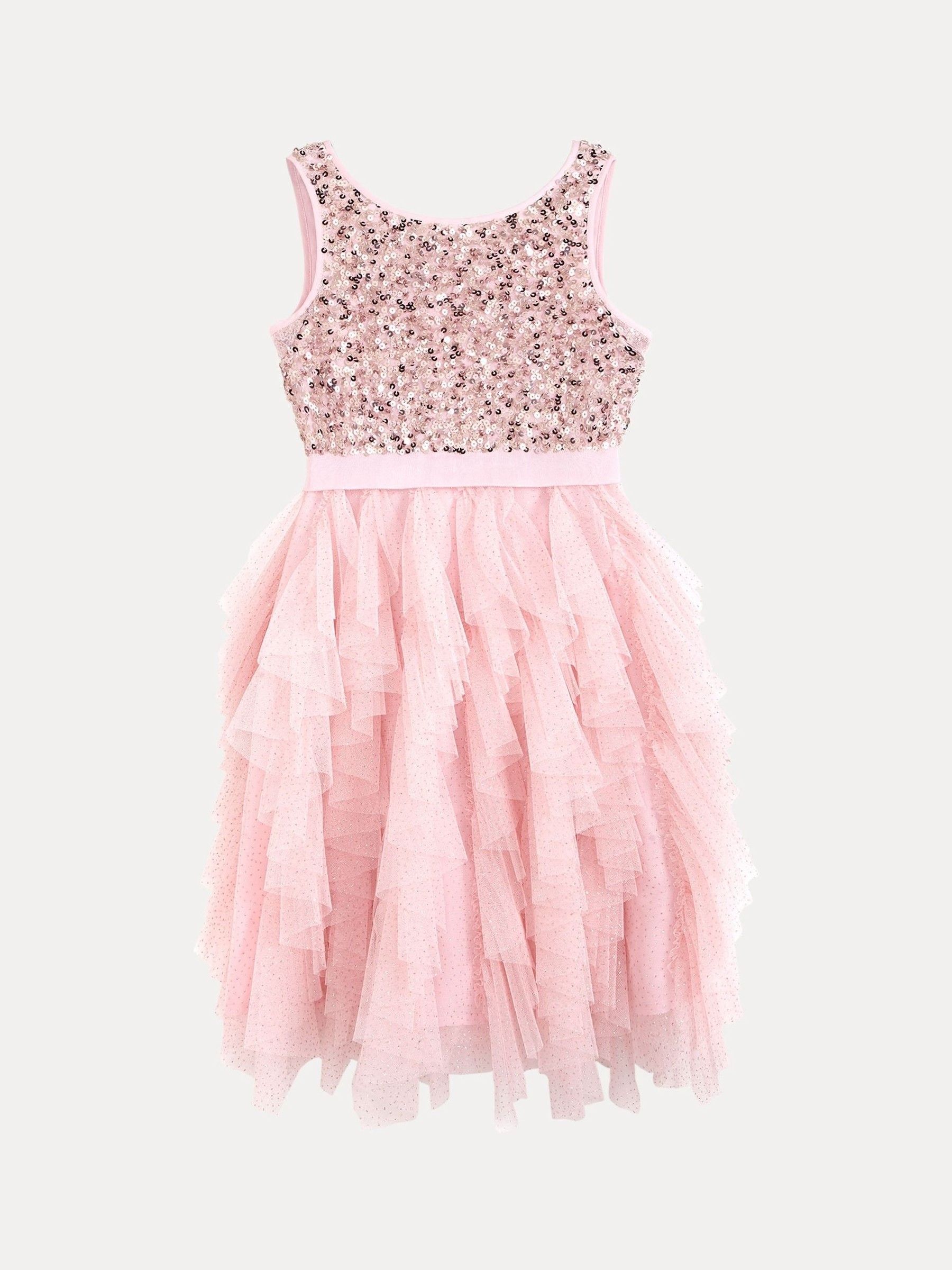 Phase Eight Andrina Sequin Ruffle Dress