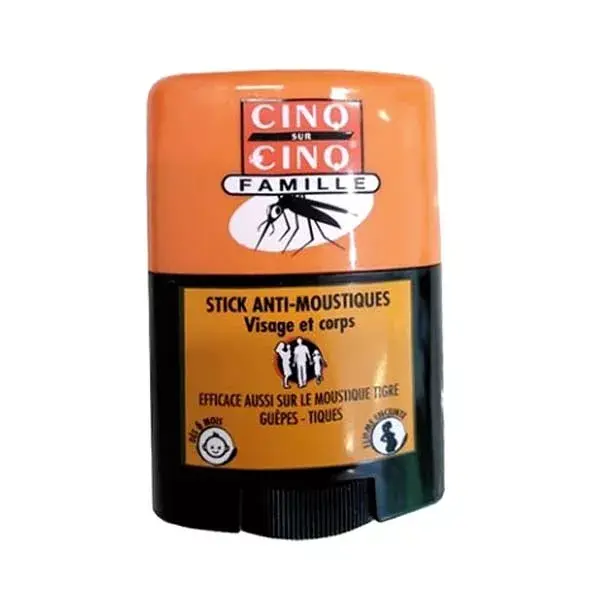 Cinq sur Cinq Family Anti-Mosquito Stick para Rosto e Corpo 20ml