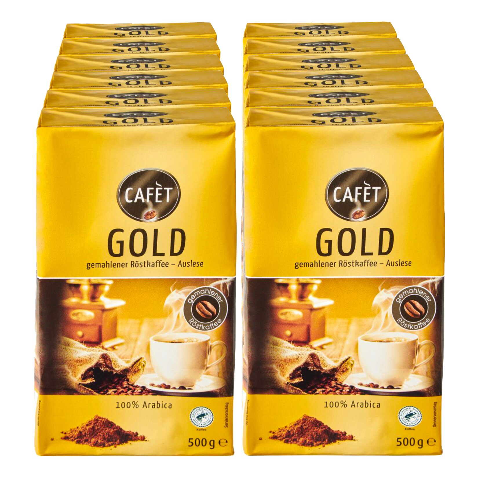 Cafet Gold 500 g, 12er Pack