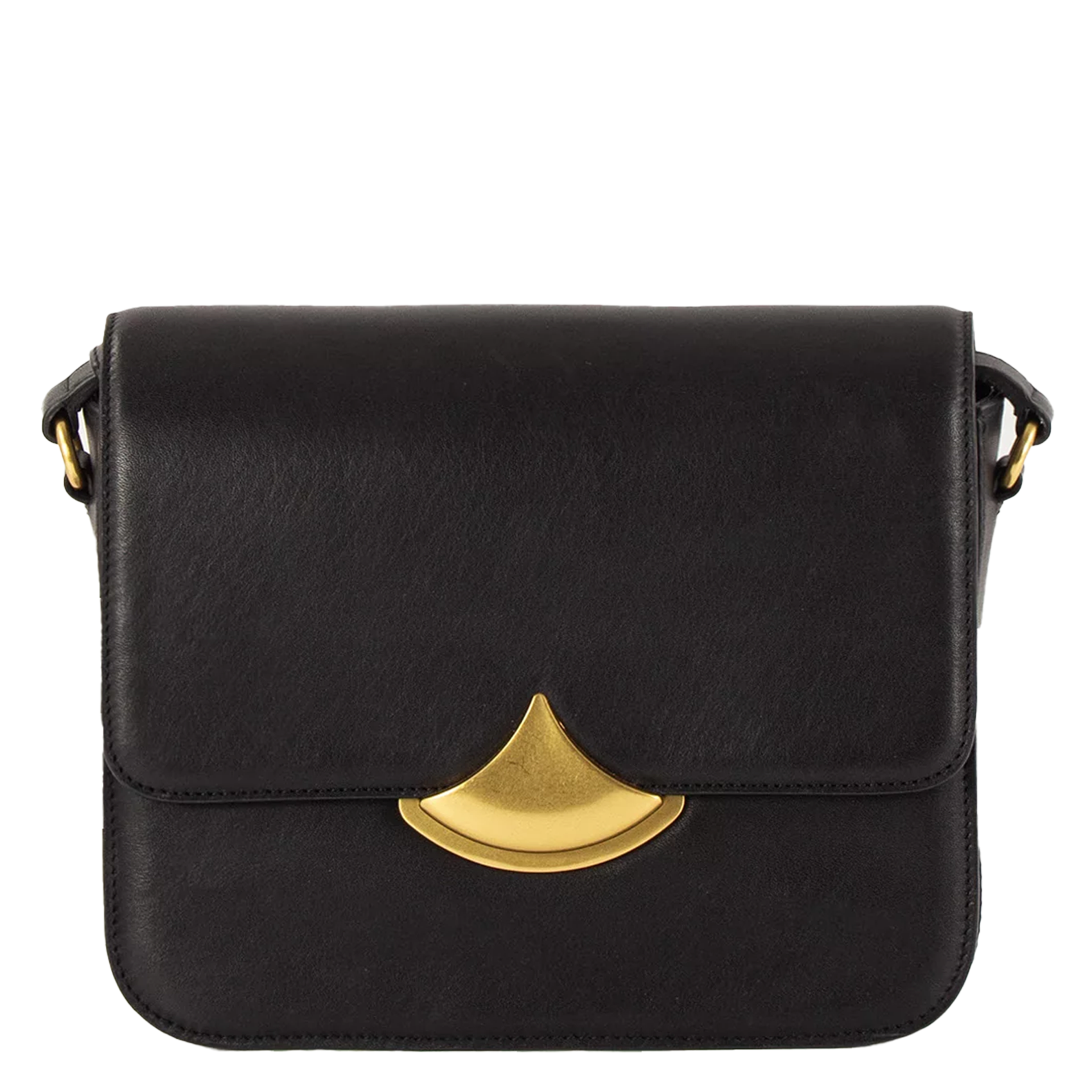 DIVILUZ - Sac bandoulière en cuir | Noir