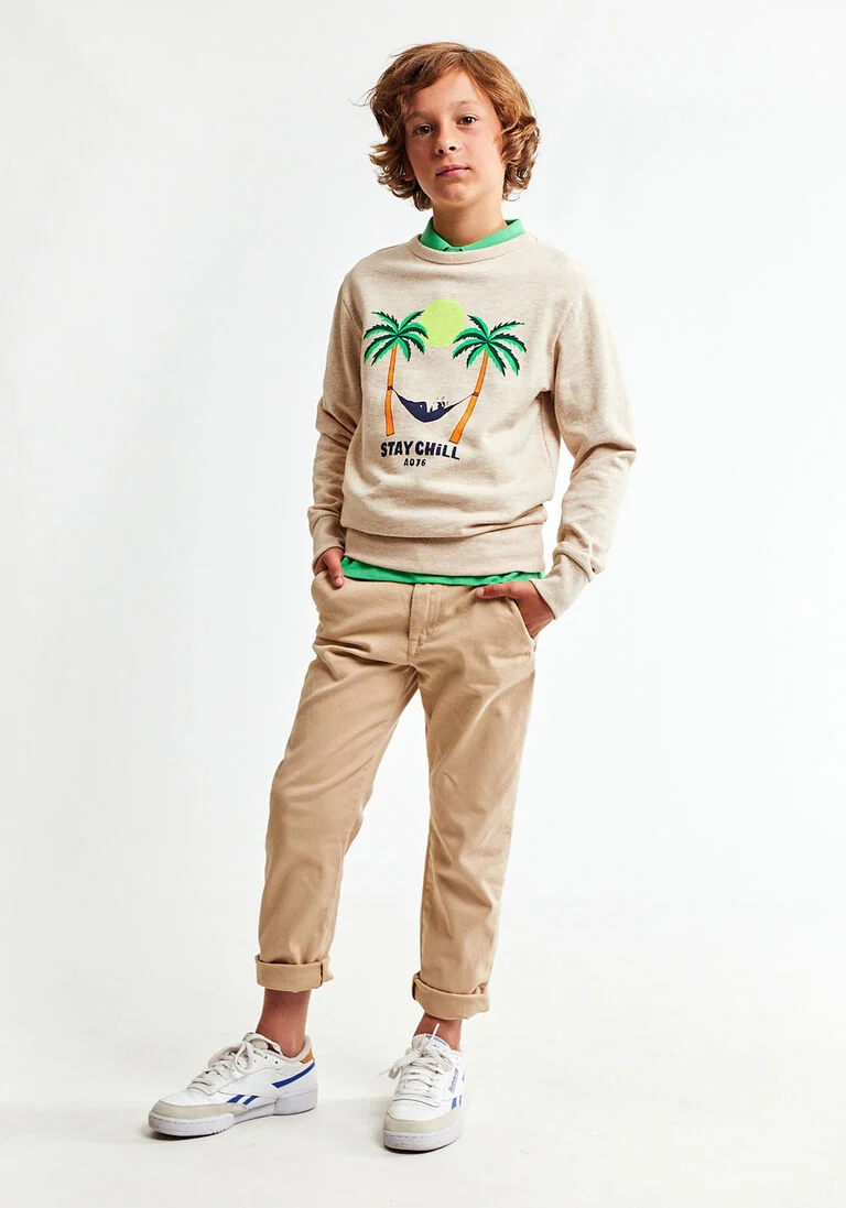 AO76 beige ao76  barry chino pants