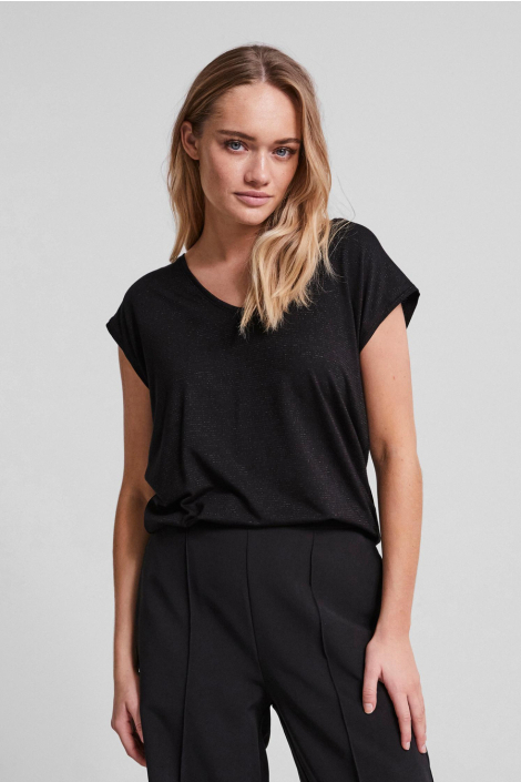 Pieces zwarte dames t-shirt