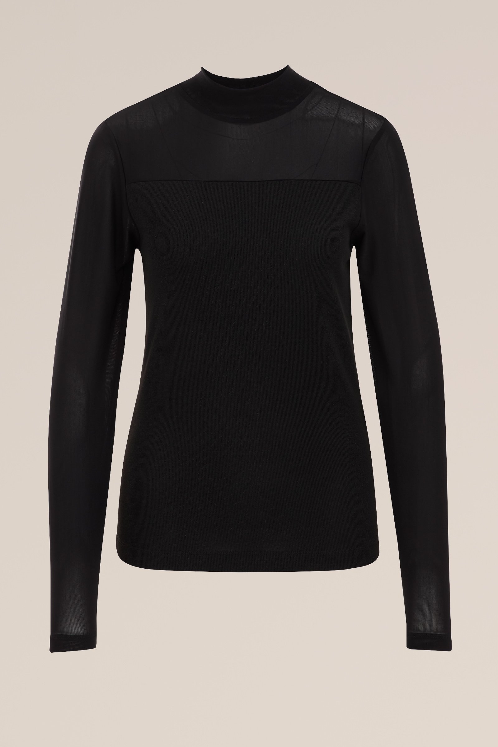 top met glittergaren WE Fashion Zwart