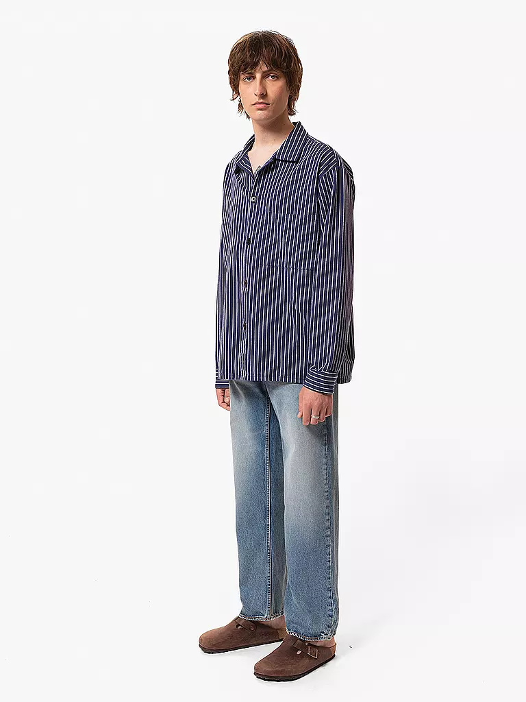 NUDIE JEANS Overshirt BERRA blau
