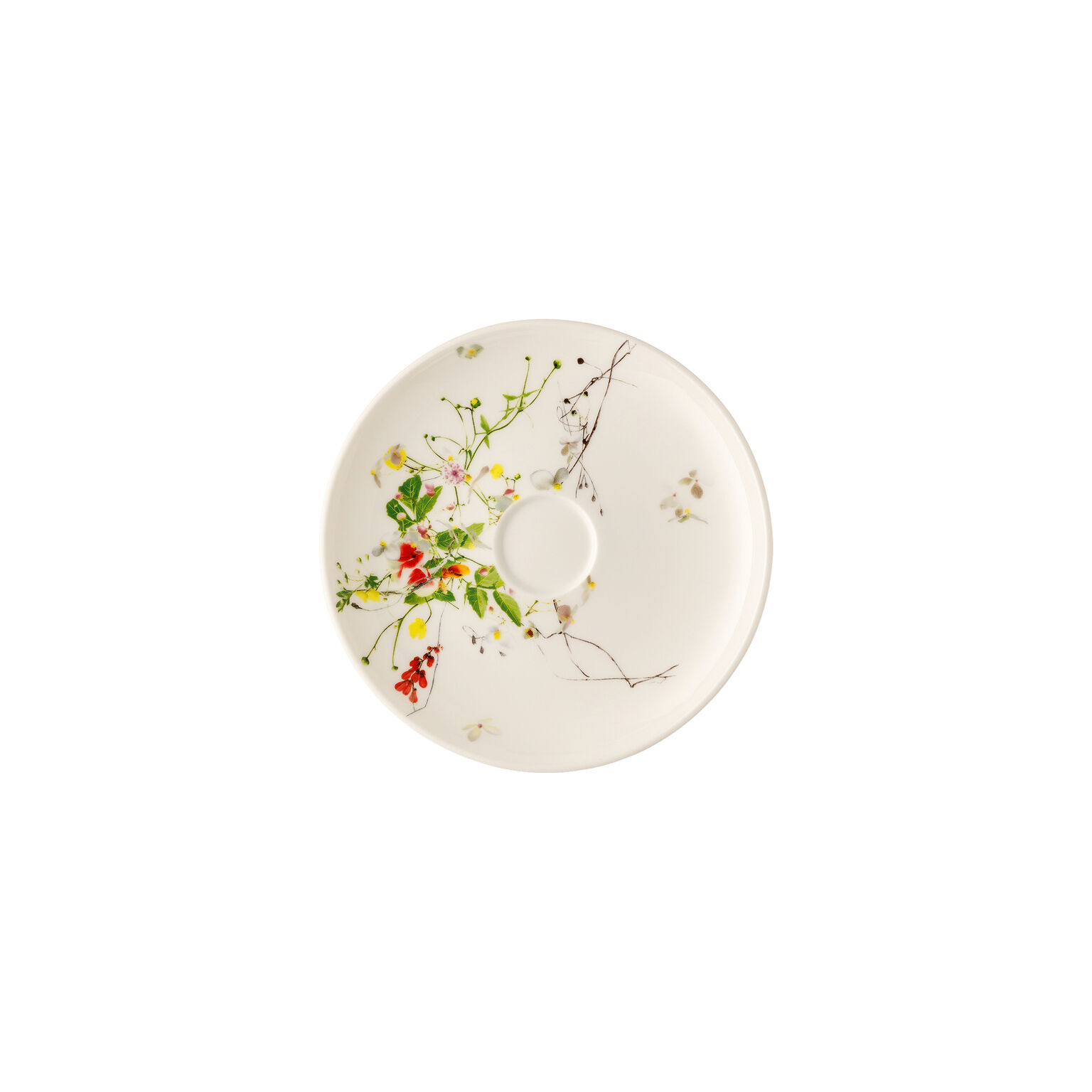 Brillance Bone China Fleurs Sauvages Kombi-Untertasse/Coup
