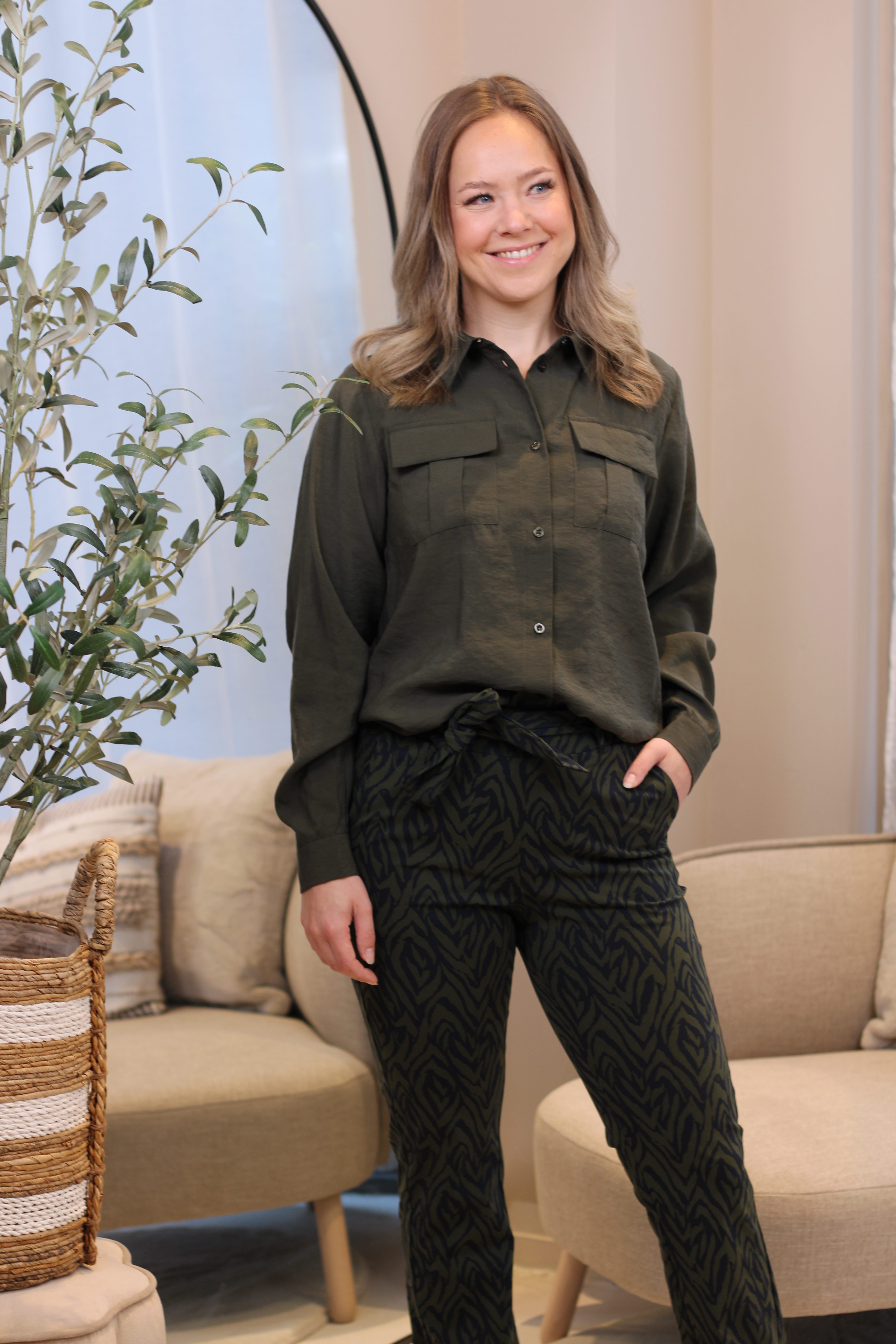 Zoso - Ramona Woven Blouse - Army