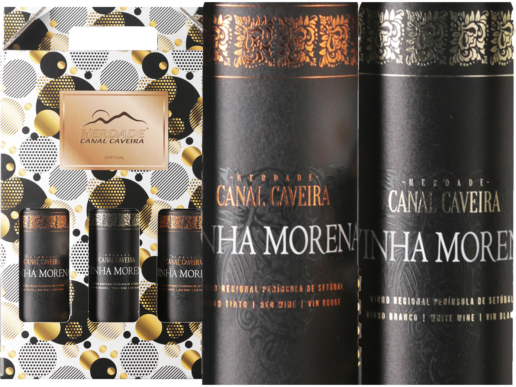 CONJUNTO VINHO VINHA MORENA 3X075L