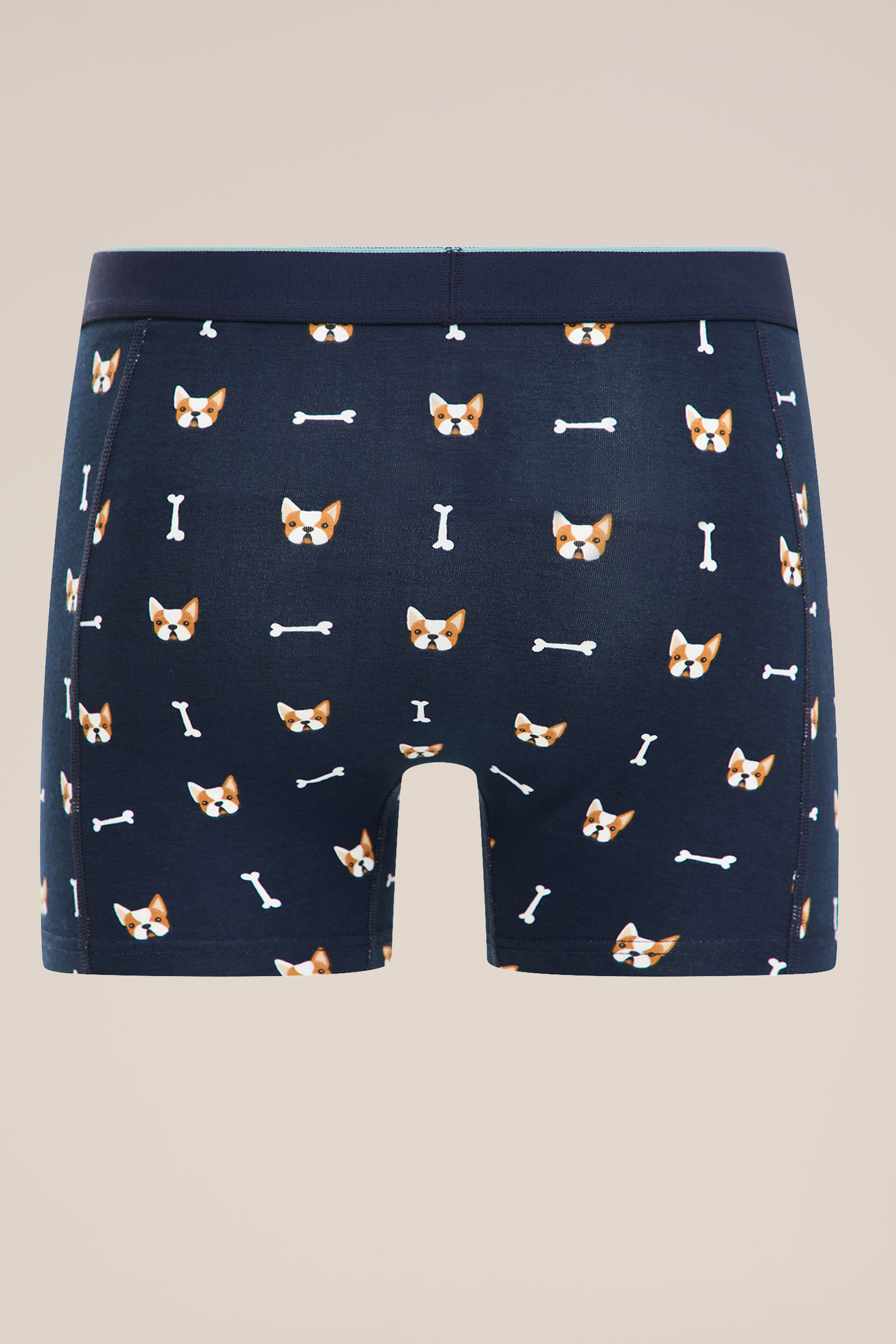 Boxershort met dessin WE Fashion Marineblauw