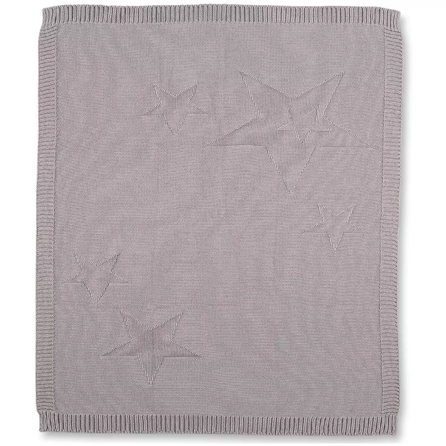 Sterntaler Strick-Schmusedecke Terrybär Baylee kiesel 100 x 75 cm