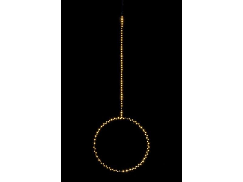 STT Angel Ring L, Schwarz In- und Outdoor LED-Engelskranz