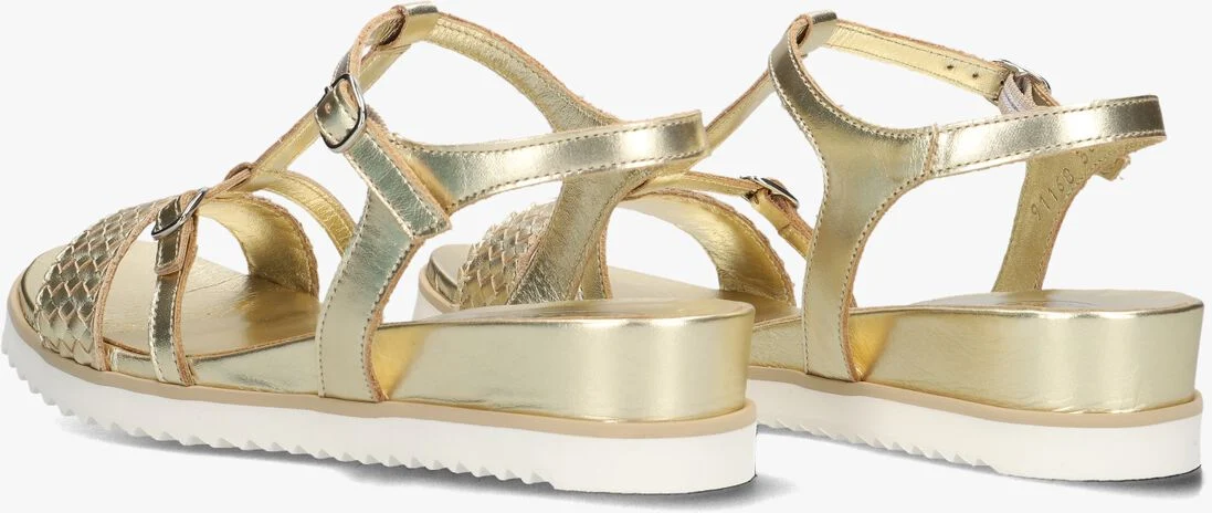 SOFTWAVES gouden softwaves sandalen 7.42.62