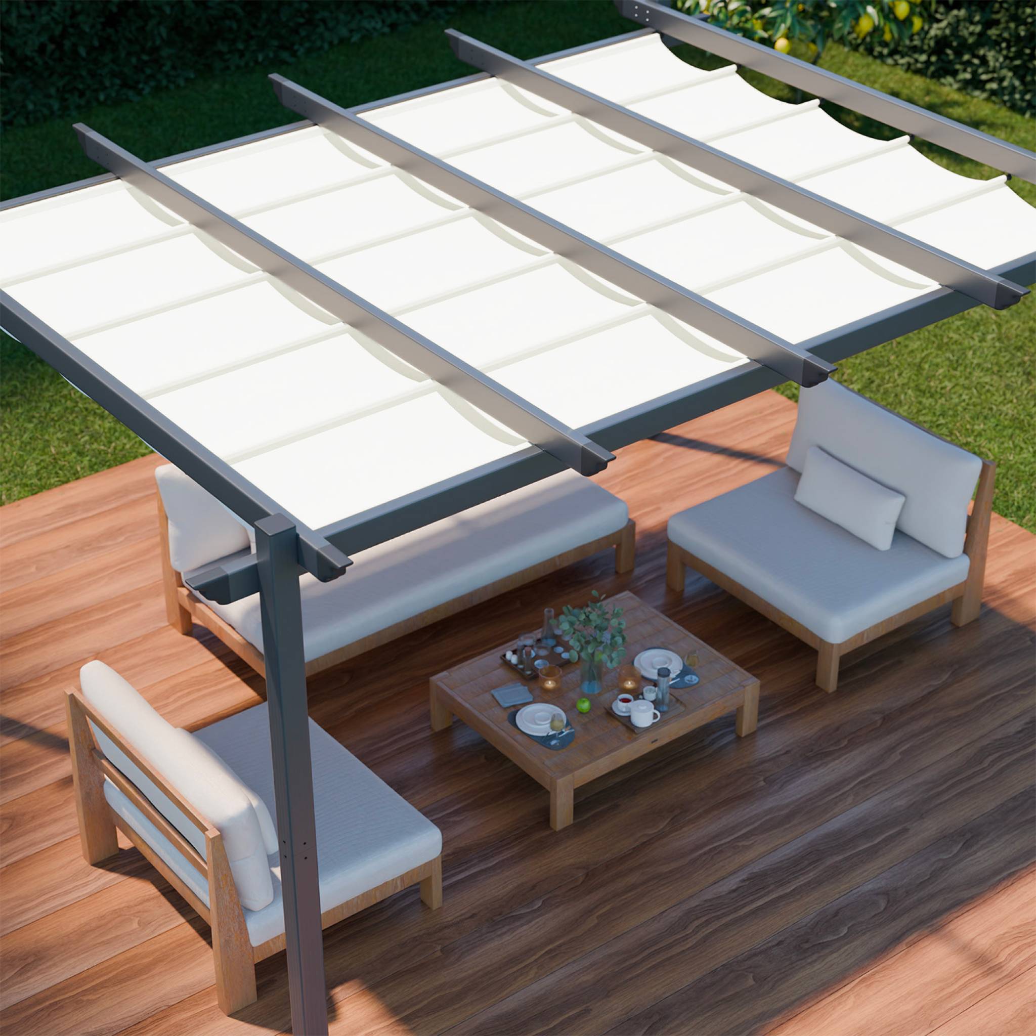 sweeek - Pergola van aluminium 3x4m