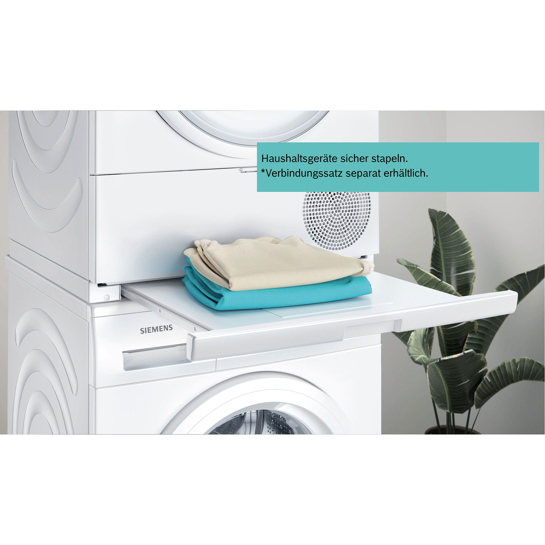 SIEMENS Kondenstrockner WT43N203 - weiß - 8 kg - B