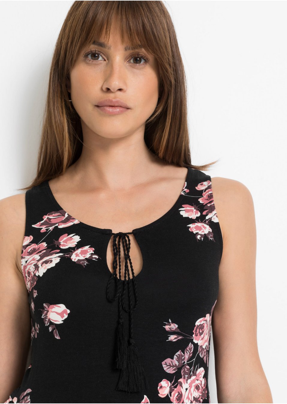 Top imprimé en viscose