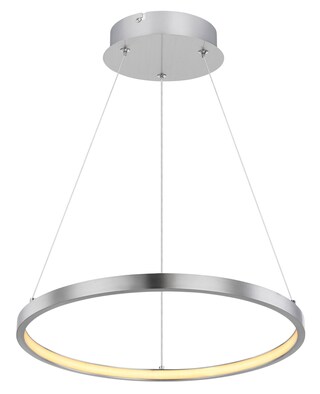 Ralph Pendellampe silberfarben, goldfarben, D/H: 38,5 x 120 cm, Metall, Kunststoff