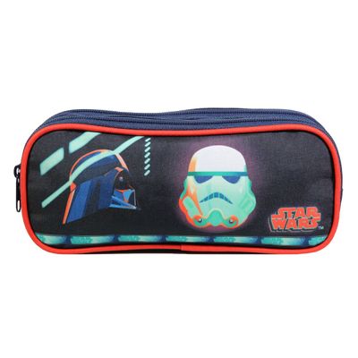 Trousse rectangulaire Star Wars - 2 compartiments - bleu - Bagtrotter