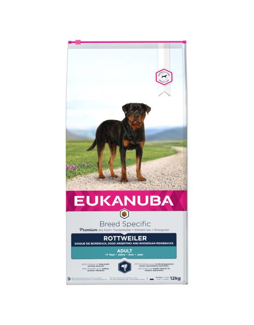 Eukanuba Adult Rotweiler - Hondenvoer - Kip 12 kg