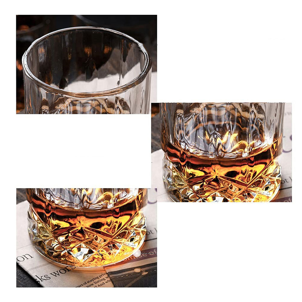 (7-tlg. Set) Edler Whisky Dekanter   Gläser Whiskey Geschenkset - Diamant Design