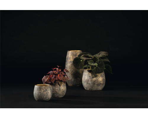 Binnenpot Passie voor Aardewerk Solano Ø 16 cm H 14 cm Klei antiek goud
