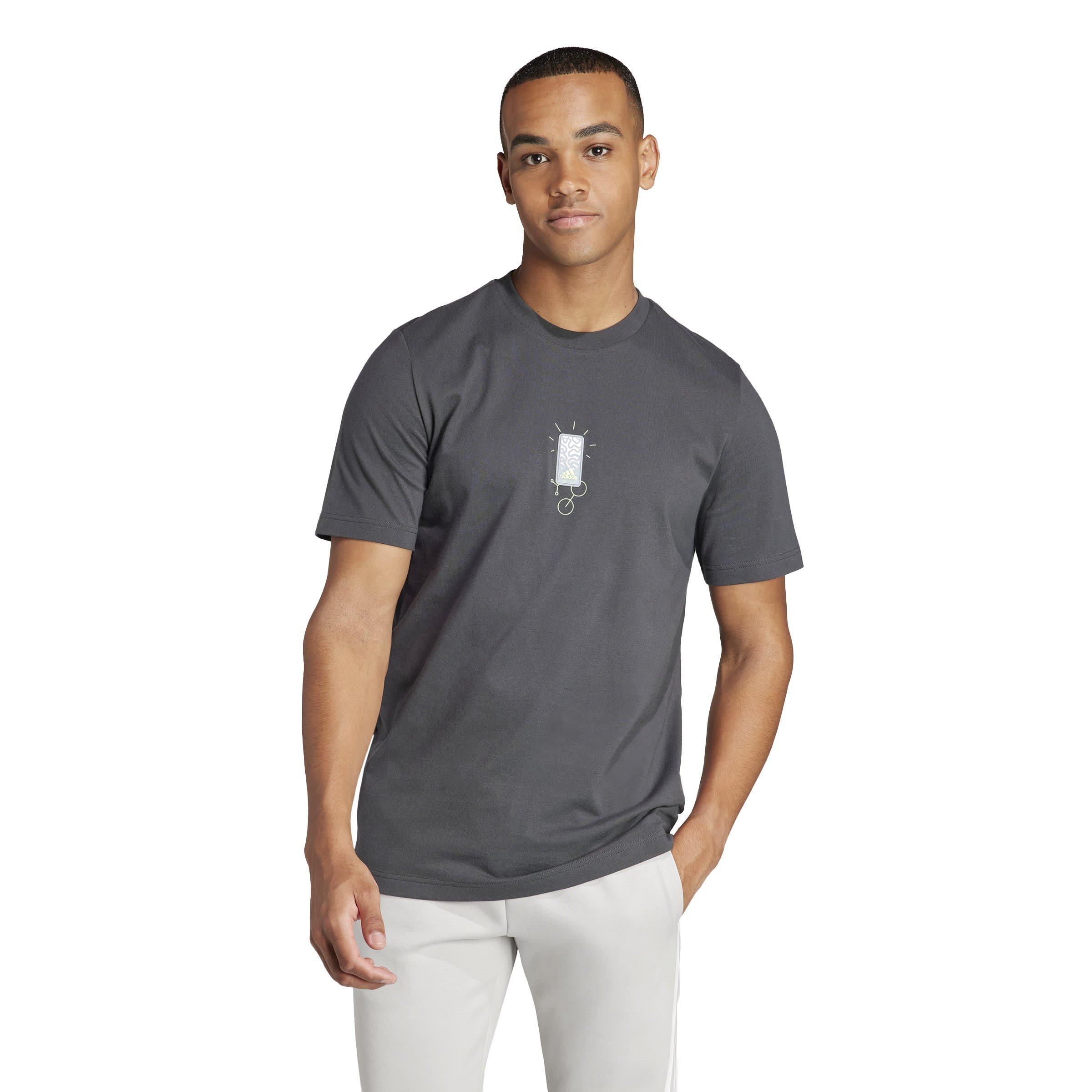 adidas Molded Linear Graphic T Shirt Mens