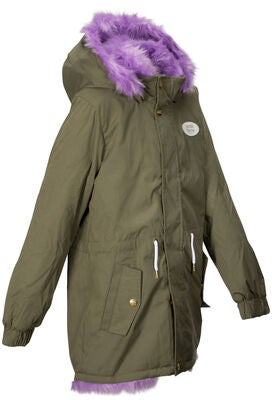Petite Chérie Atelier Amabelle Parkasjakke, Dusty Purple