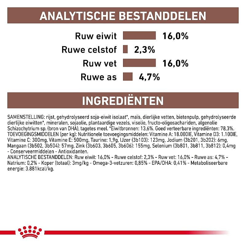 Royal Canin Hond Hepatic Dieetvoeding voor ondersteuning van de leverfunctie van volwassen honden